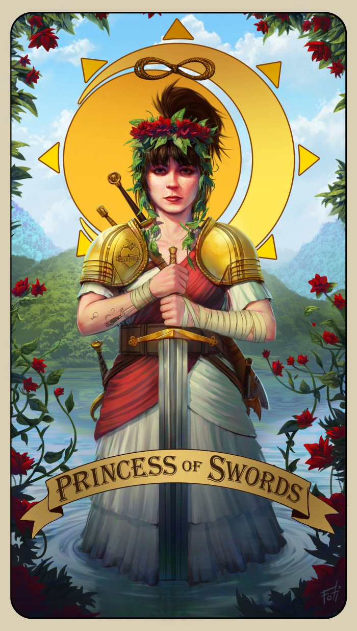 Digital Princess of Swords
