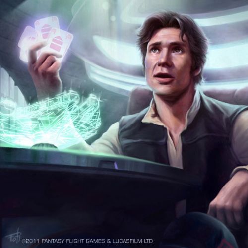 Fantasy style art of Han Solo