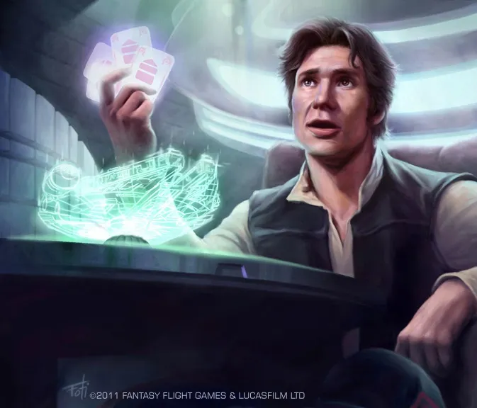 Fantasy style art of Han Solo