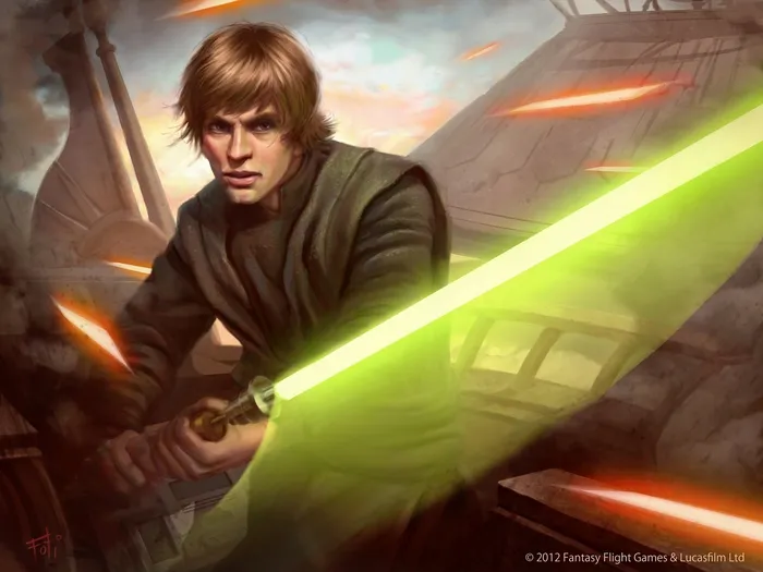 Star Wars: The Card Game - Luke Skywalker by Tony Foti