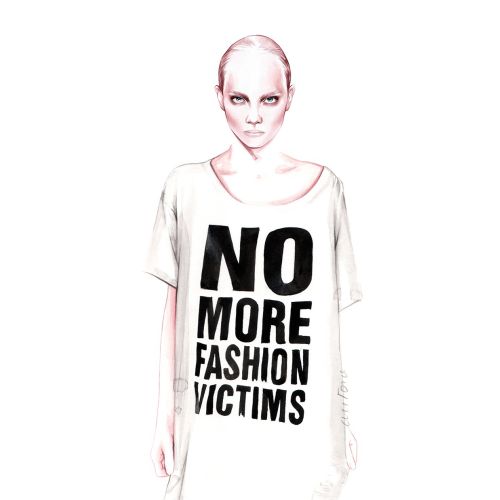 No more fashion victims art by Antonio Soares