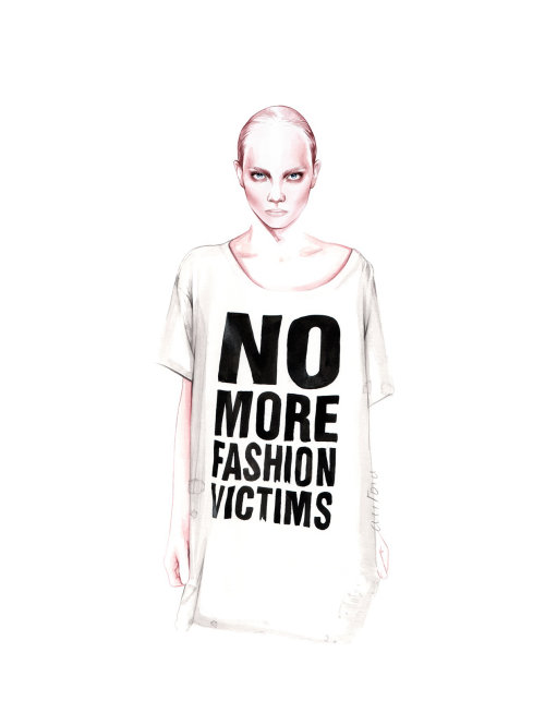 No more fashion victims art by Antonio Soares