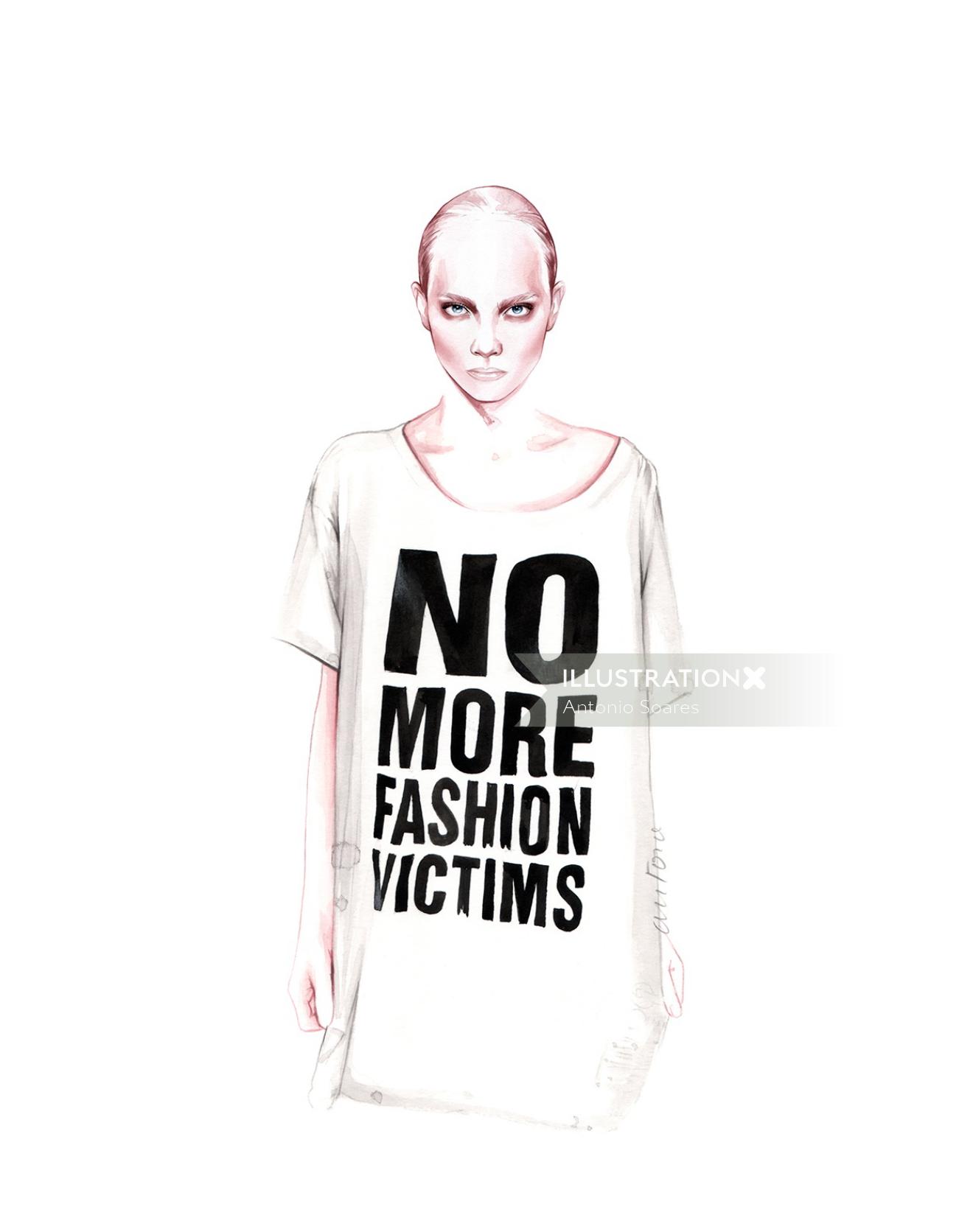 No more fashion victims art by Antonio Soares