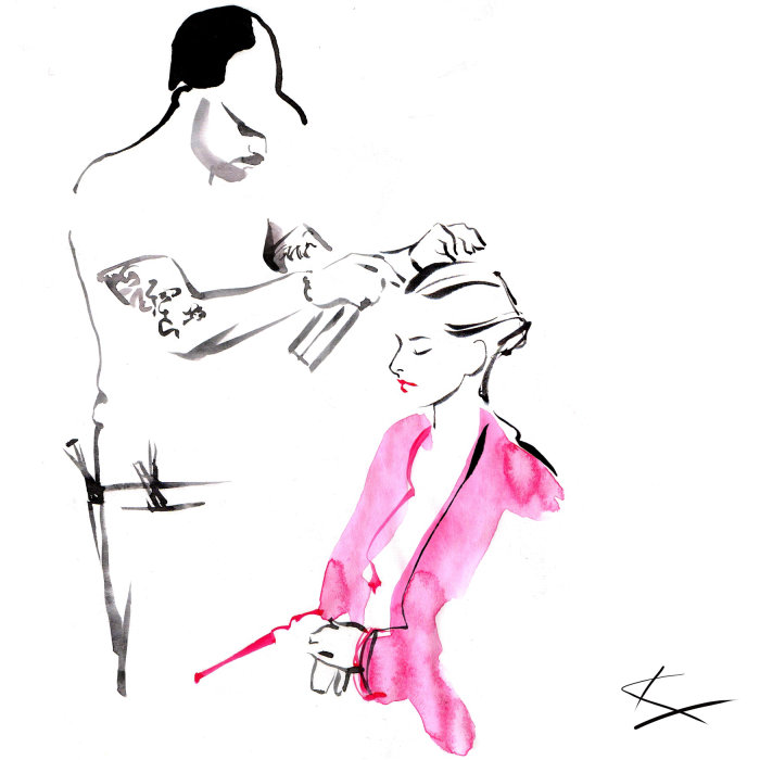 Live Event Drawing By Katharine Asher