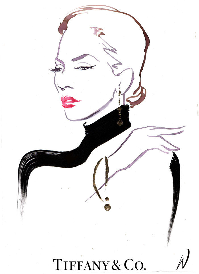 Louis Vuitton sketch, Tiffany