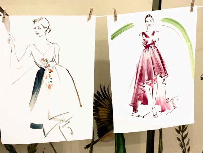 Fashion and Live Event Drawing  Illustration by Katharine Asher Live Event  Drawing