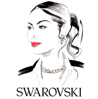 Swarovski's Portraits of Qxford St Guest