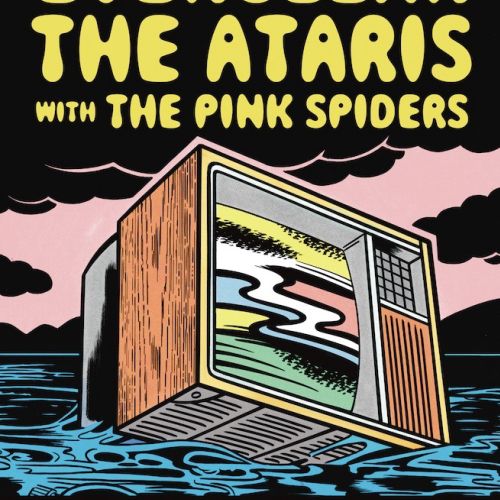 Poster of concert featuring Everclear, The Ataris, and The Pink Spiders by Augie Trautz