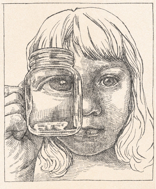 Desenho de retrato de August Lamm