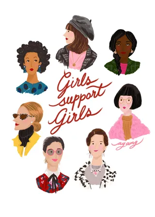 people girls support girls
