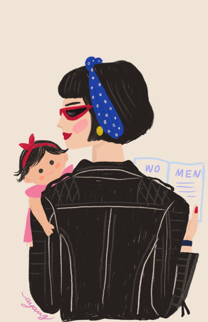 Lifestyle woman with baby
