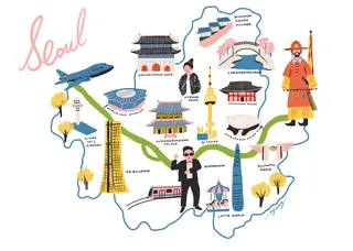 Seoul infographic