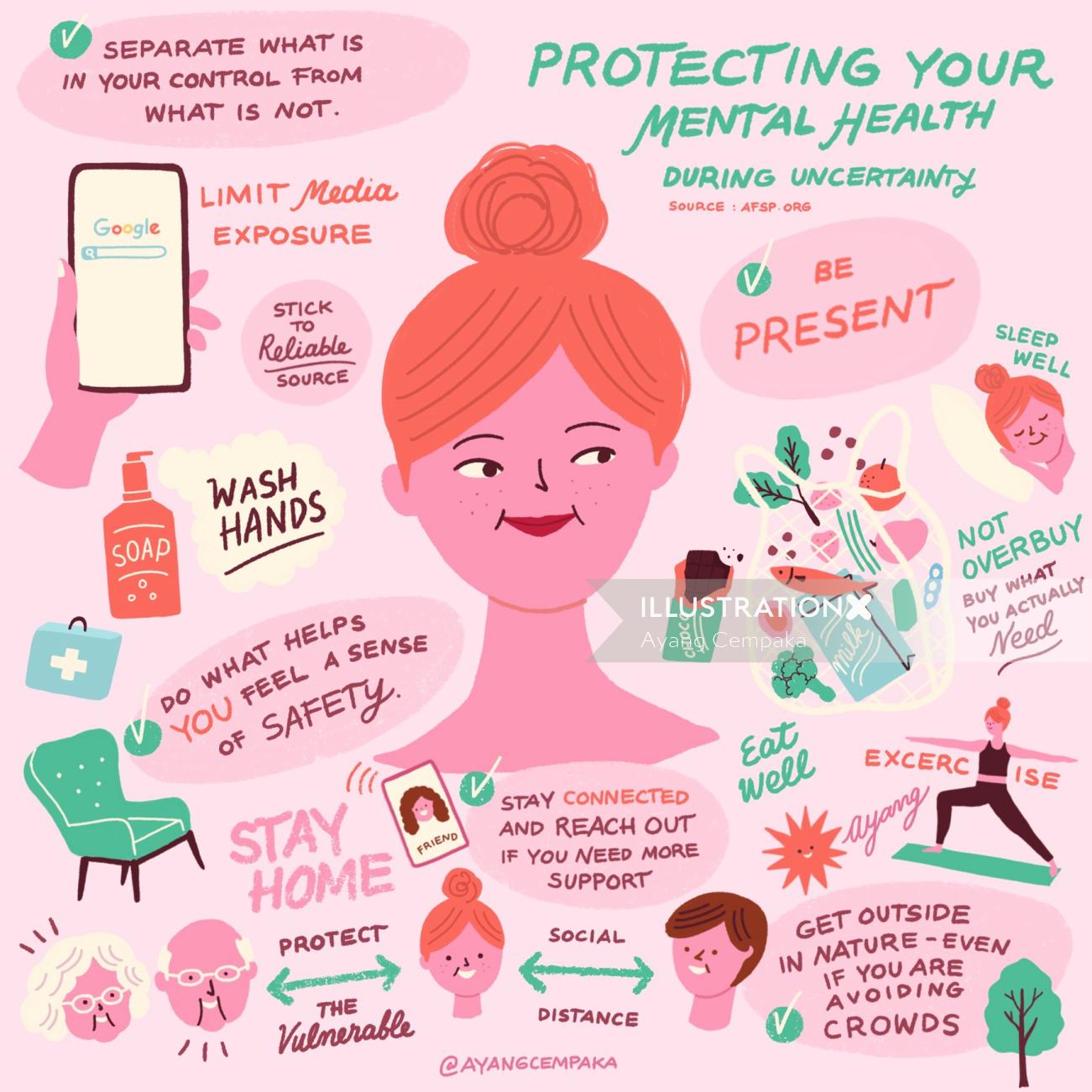 People protecting your mental health
