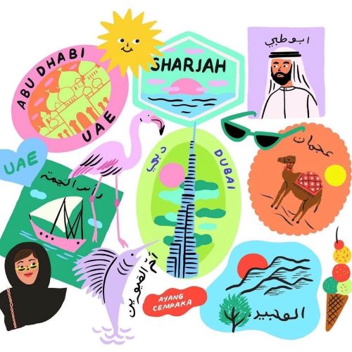 Ayang Cempaka Editorial, packaging and publishing, whimsical illustrator. Dubai