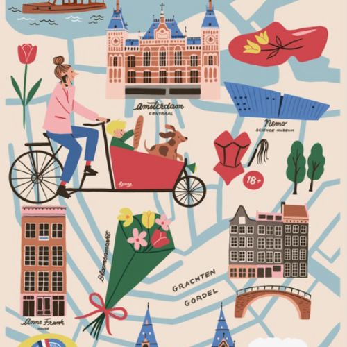 Ayang Cempaka Editorial Travel Illustrator from United Arab Emirates