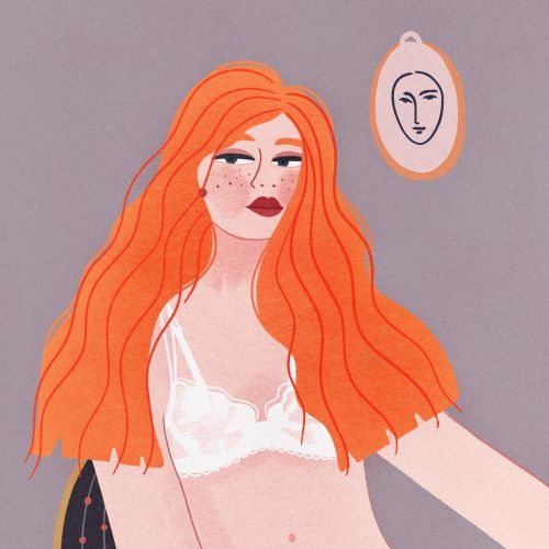 Portrait of a bikini lady
