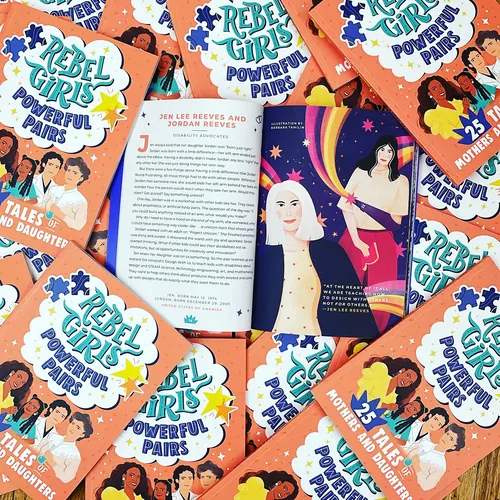 Illustrated children's book Rebel Girls Powerful Pairs by Barbara Tamilin