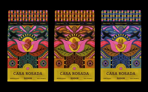 Three colorful Casa Rosada covers designed by Barbara Tamilin