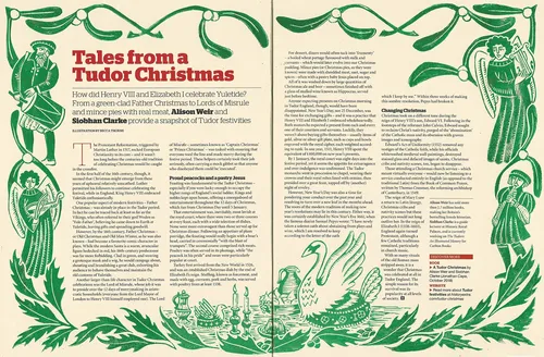 Ein Artikel über die Tudor-Weihnachten im BBC History Magazine