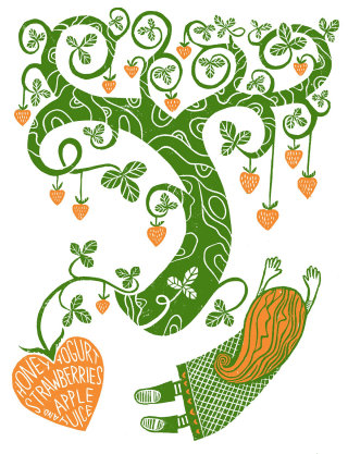 Illustration pour enfants pour le livre Nutritious Earth