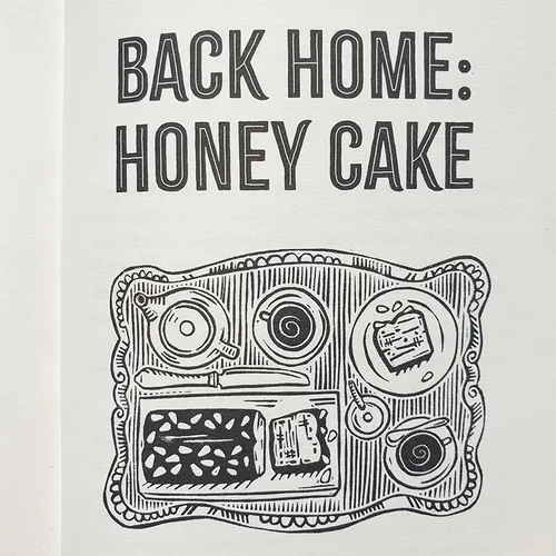 Schriftillustration für das Kapitel „Zurück nach Hause: Honigkuchen“