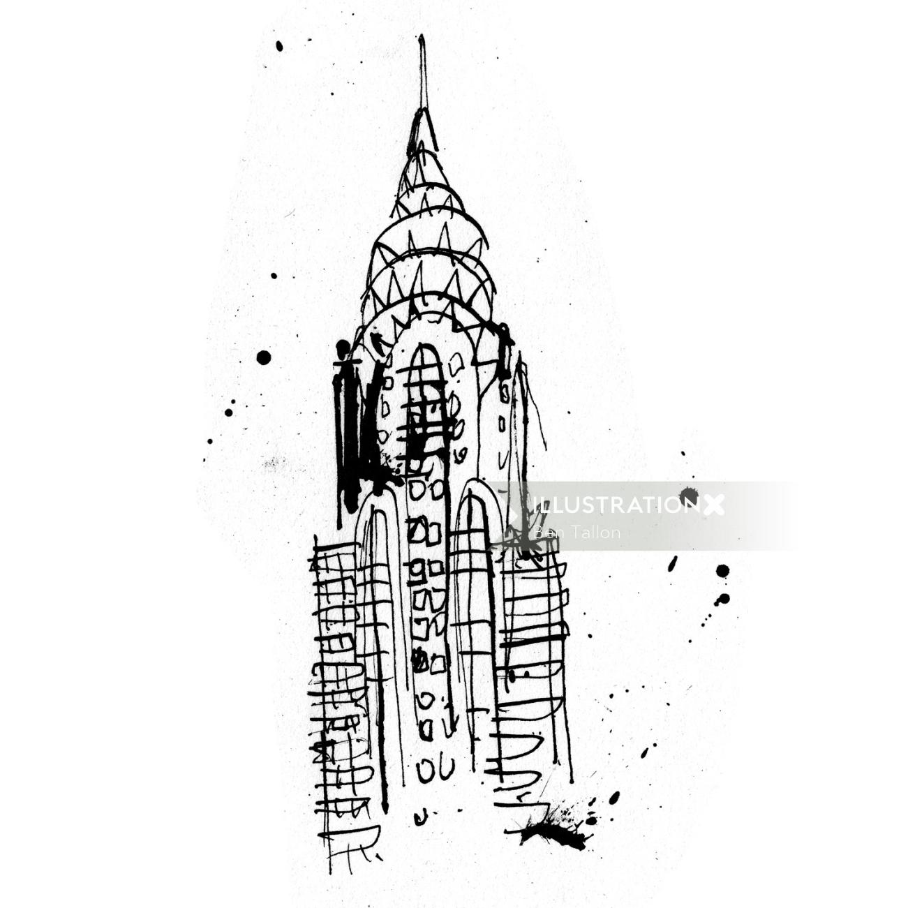 Chrysler Building of New York 