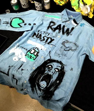 Fashion design of G star raw high street live