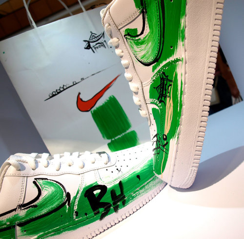 Nike Air Force One sneakers design by Ben Tallon