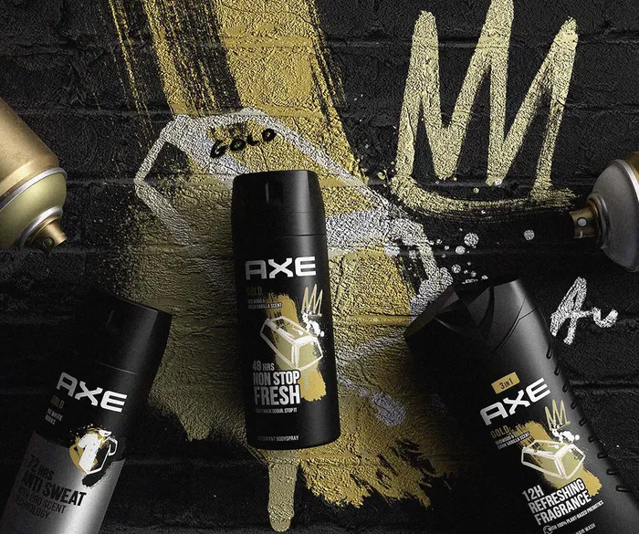 Advertising illustration of Axe deodorant