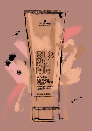 Detailed product illustration for Schwarzkopf brand