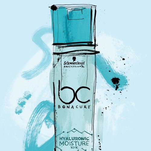 Product sketch for Schwarzkopf
