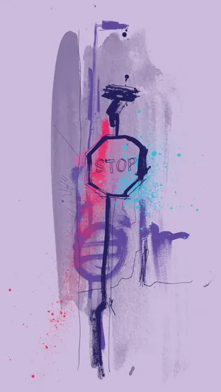 Short story illustrations for 'Life on a Lamppost'
