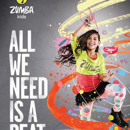 "All We Need Is A Beat" - Zumba Kids dance poster