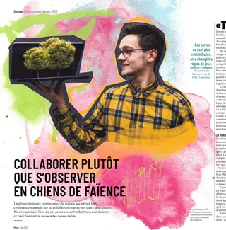 Editorial illustrations created for Bilan Magazine