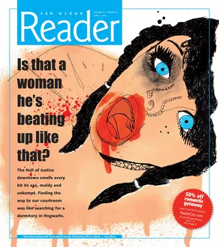 Front cover illustration for the San Diego Reader