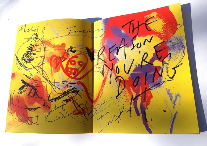 Artwork for Héctor Ayuso’s book The Reason You’re Doing It