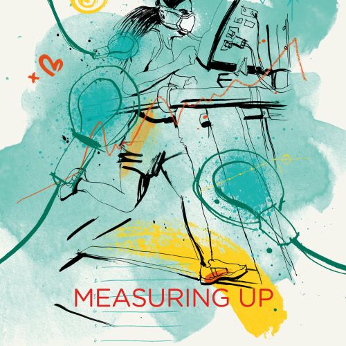 Illustration of running and exercise data visualization by Ben Tallon