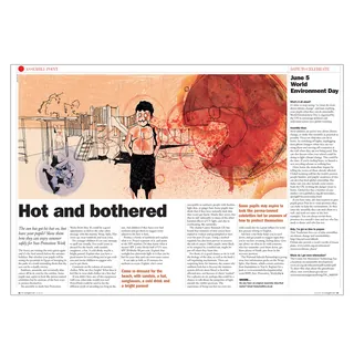 Editorial piece about skincare education