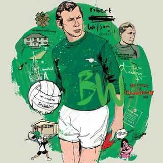 Ex-Arsenal football player Bob Wilson