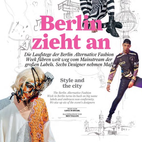 Berlin zieht an poster design