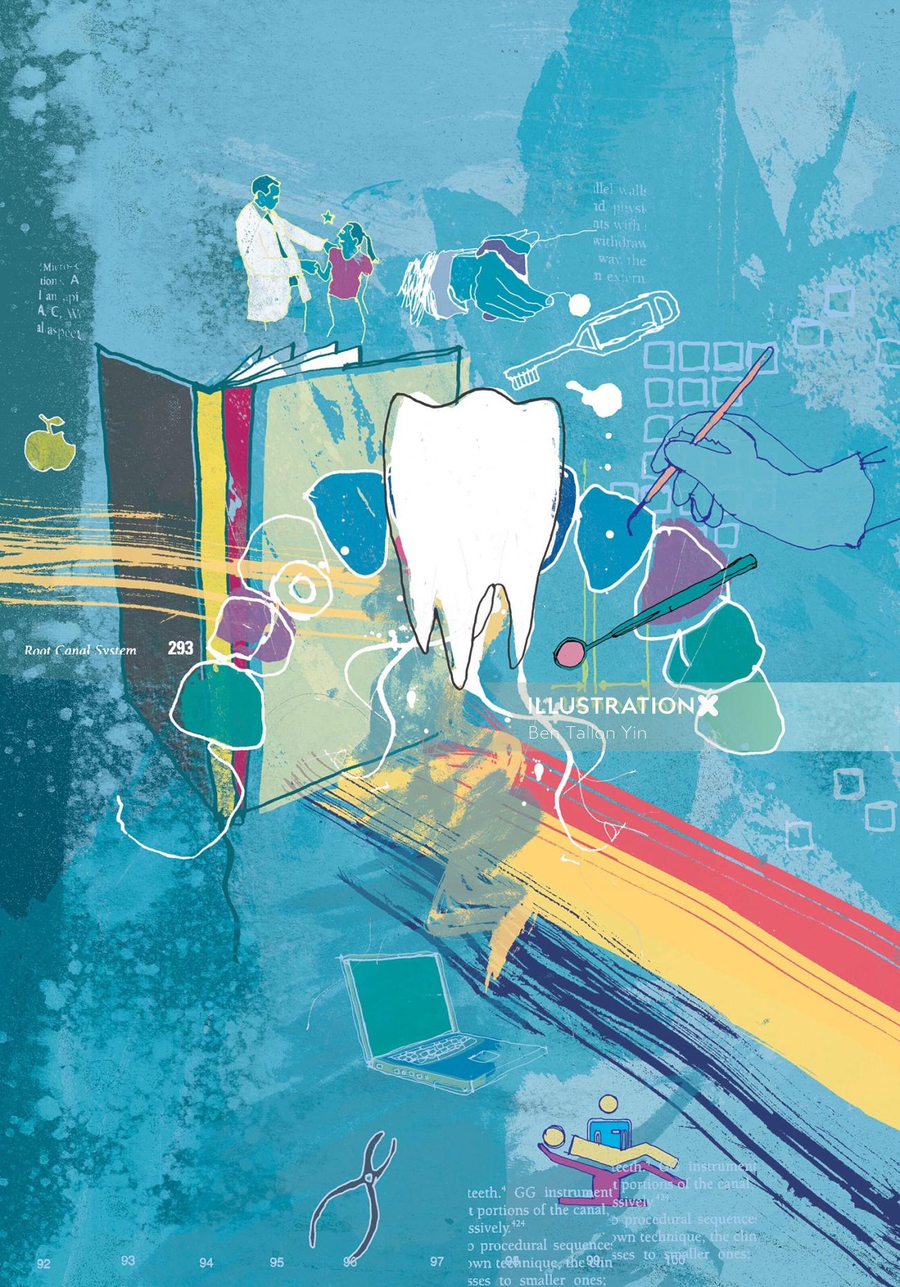 Illustration de couverture de la British Dental Association