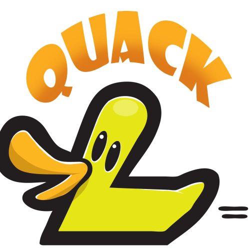 Quack lettering art
