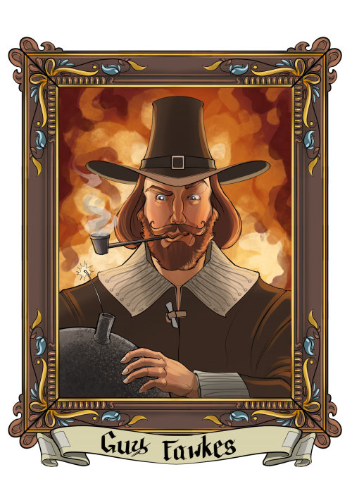 Portrait of Guy Fawkes
