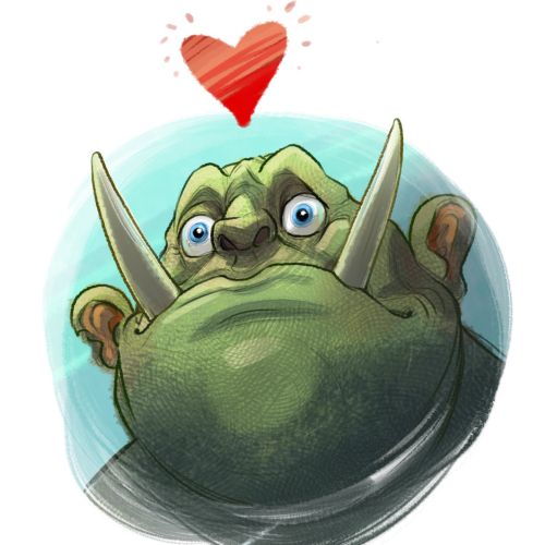 Cartoon Character of Orc