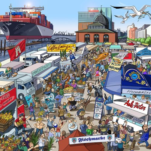 Björn von Schlippe Seek & Find Illustrator from Germany