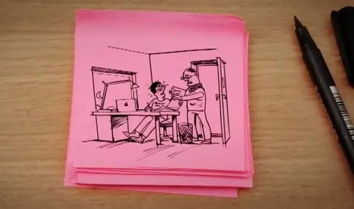 Cartoon and Humour line animation
