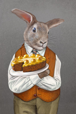 Ilustración de animales Brer Rabbit