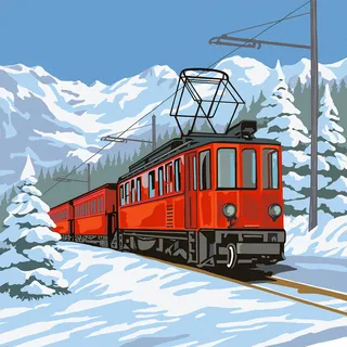 Graphical Train illustration