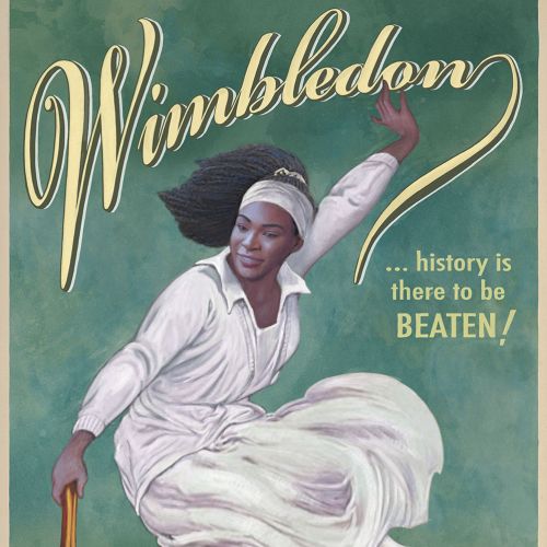Wimbledon Tennis Championships advertising poster