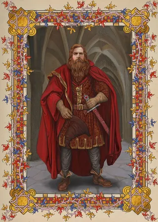 Godric Gryffindor character design